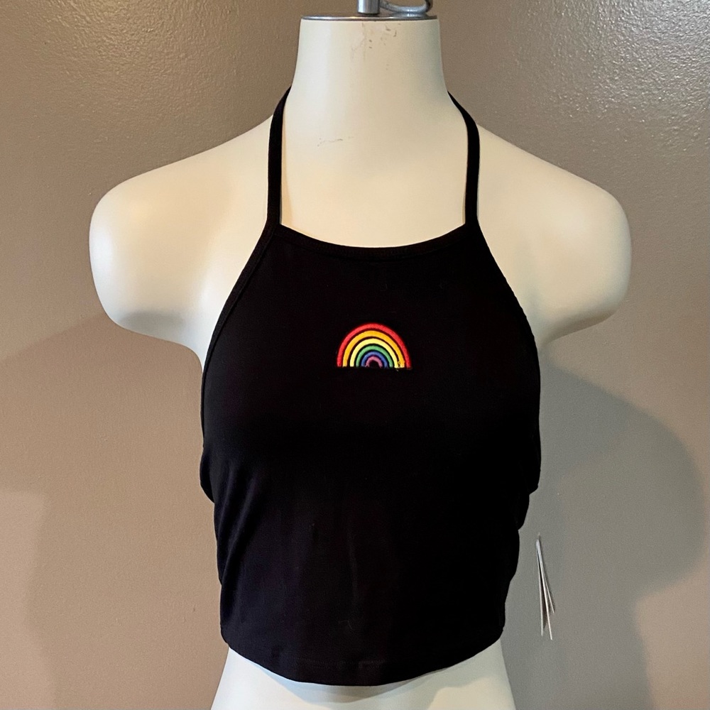 NWT BP Rainbow halter top